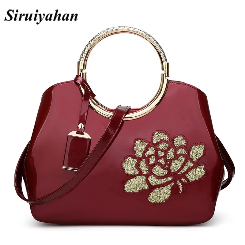 

Evening Bridal Bag Patent Leather Messenger Handbag Ladies Crossbody Bags For Women 2018 Shoulder Bags Girls Totes Sac a Main