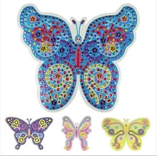 

Butterfly Diamond Coloring Drawing Mosaic Sticker Handmade DIY Toy Sets Painting Graffiti Education Gift for Children Birthday