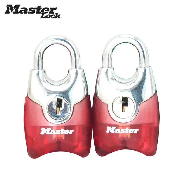 Master Lock small Mini Padlock Locker Lock Drawer Student Concentric  luggage case box Lovers Lock 4 Colors 2 Keys Wholesale (9)