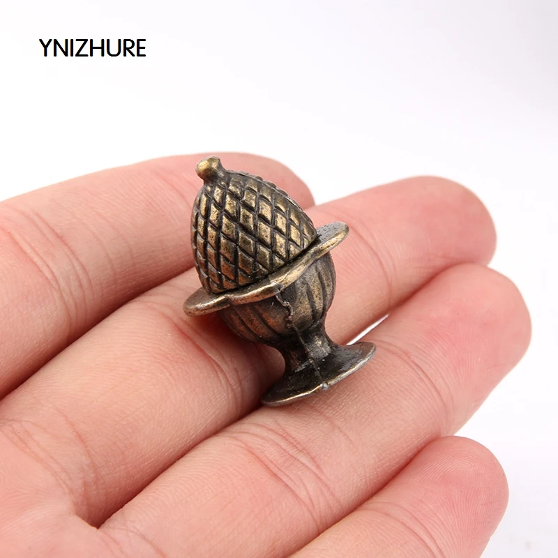 Кухонные ручки Ynizhure 10 шт. 23*30 мм декоративные бронзовые цветные из цинкового