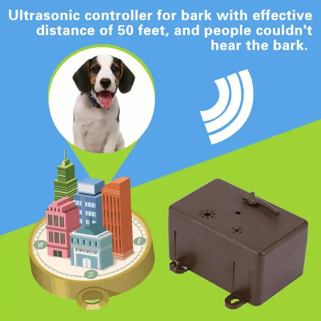 Outdoor Dog Controller Ultrasonic Controller Dog Repeller Dog Bark Control Anti Barking Device Dog Control Training Accessories