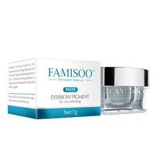 Famisoo полу постоянный макияж бровей чернила губы линии глаз татуировки Цвет Microblading пасты брови пигмента татуировки Цвет чернила