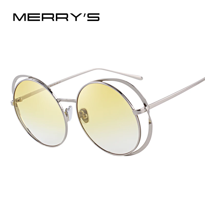MERRYS DESIGN Women Brand Designer Round Sunglasses UV400 Protection S6517