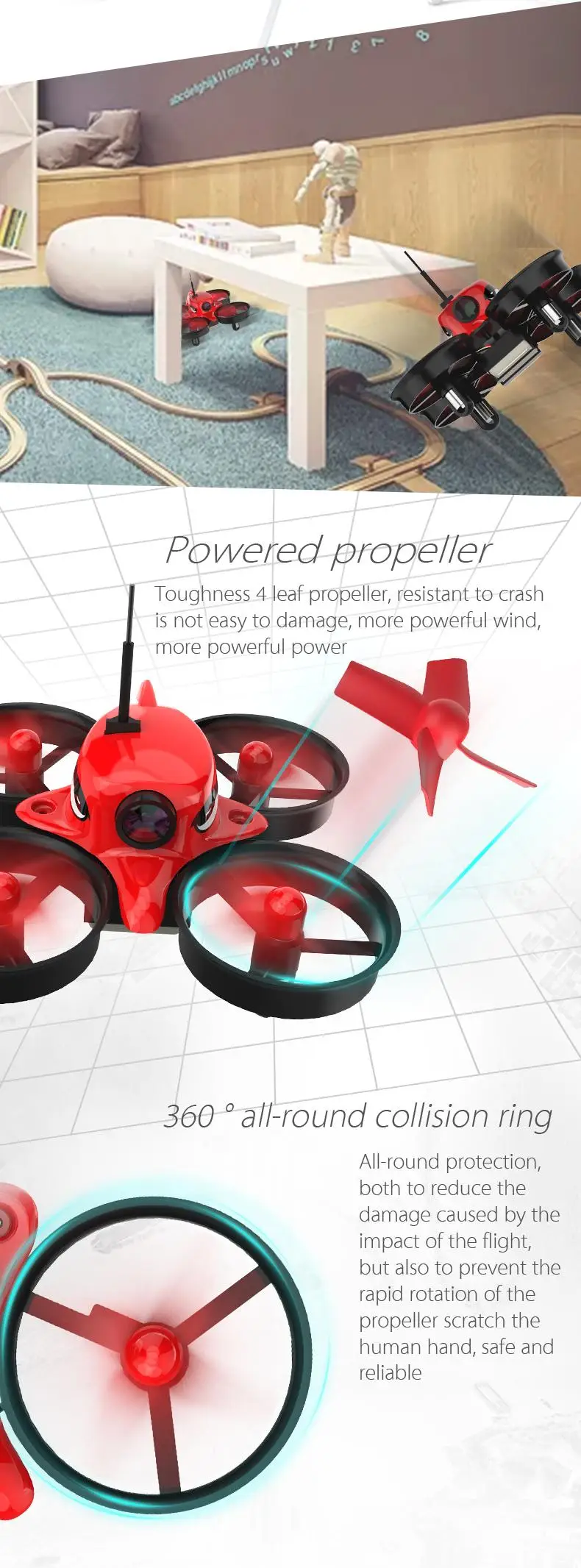 Eachine E013 микро FPV скоростной Квадрокоптер на дистанционном управлении с 5,8G 1000TVL 40CH Камера VR006 VR-006 3 дюймов очки Очки виртуальной реальности VR гарнитура беспилотный вертолет игрушка