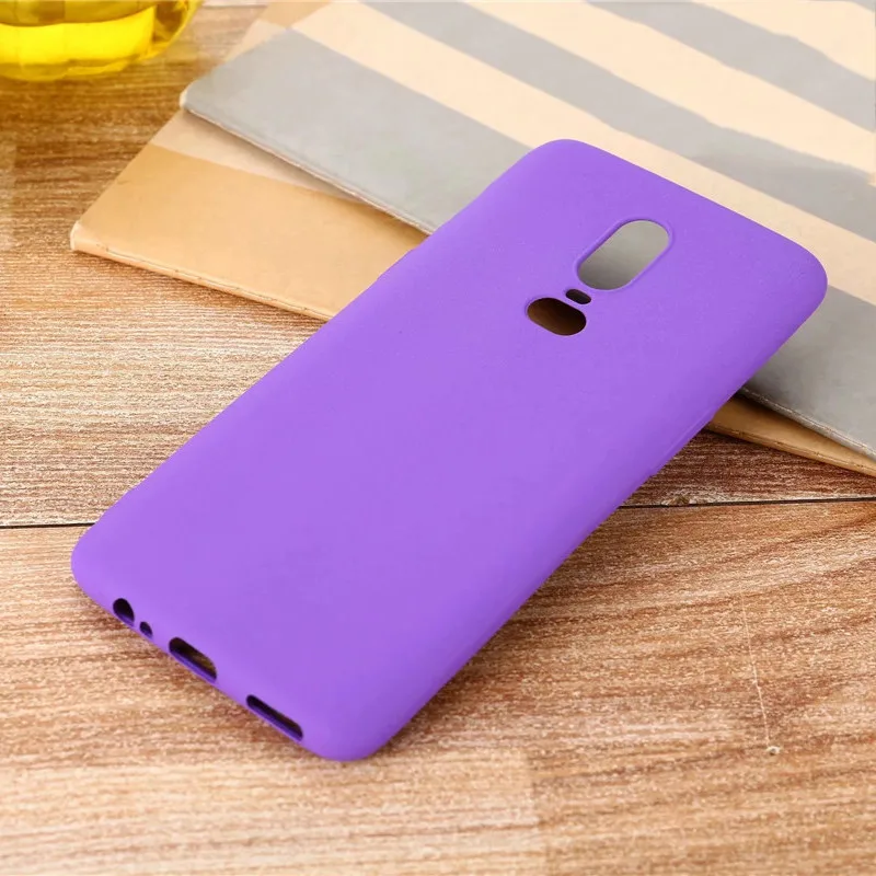 Чехол для oneplus 6 1 мягкий силиконовый чехол модный матовый из ТПУ с полной защитой