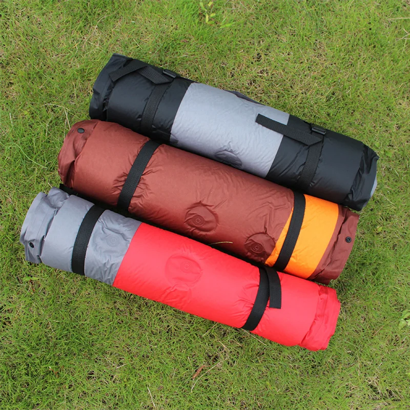 Esteira ao ar Colchão de Acampamento Alongar Ampliar Engrossar Auto Inflável Livre Único Umidade-prova Almofada Emenda 5cm 190*65*5cm 6 Esteira de acampamento