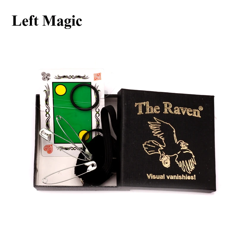 

The Raven Magic Tricks Great Visual Vanishing Coin Magic Close-Up Street Professional Magic Gimmick Products Toys