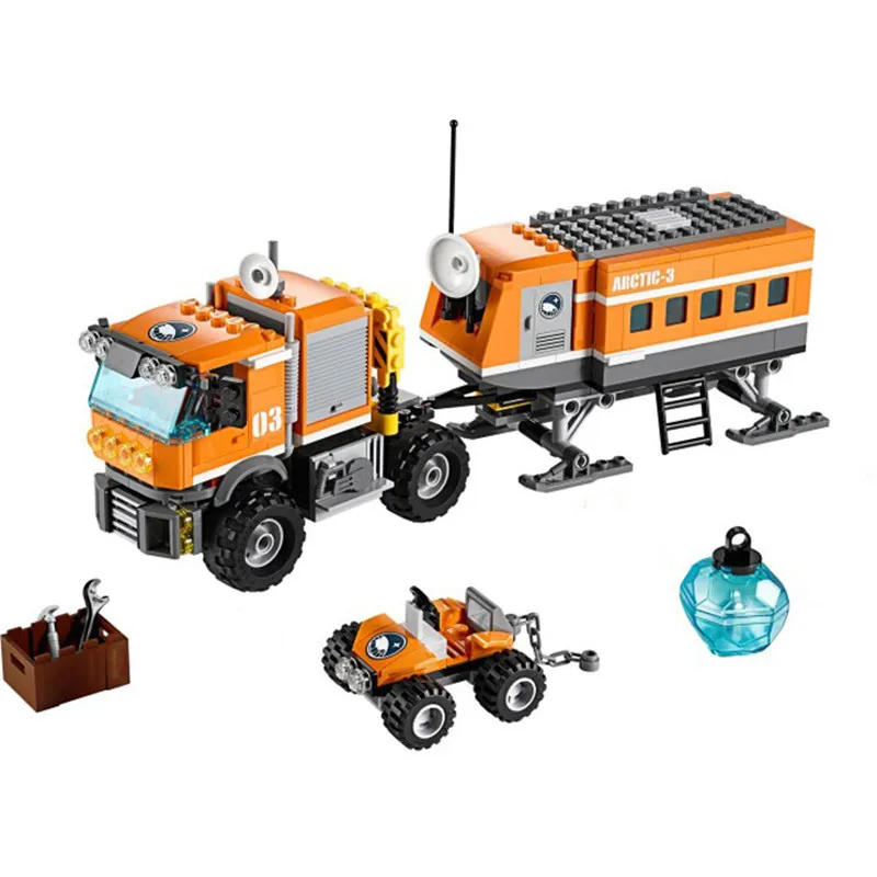 

394pcs 10440 City Arctic Outpost Policemen Building Blocks Figures Model Toys jail cell Bricks Compatible with Lepin