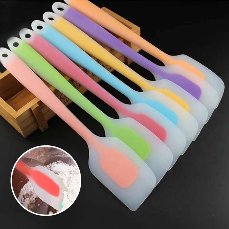  1Pc Baking Tools Spatulas For Cake Silicone Baking Pastry Spatula Kitchen Cream Mixer Ice Cream Sco