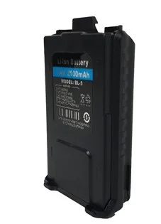 

2100mAh 2100mAh large capacity Original Lithium Battery BL-5 for BAOFENG UV-5R Extra Battery Longer Time Standby
