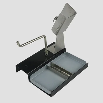 

Repair Tool Soldering Iron Stand Holder Support Station Metal Steel Plate Base with Cleaning Sponge Soldering Tool