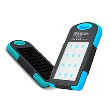 CLAITE Solar Charging Power Bank Phone Charger Camping Tent Work font b Light b font with