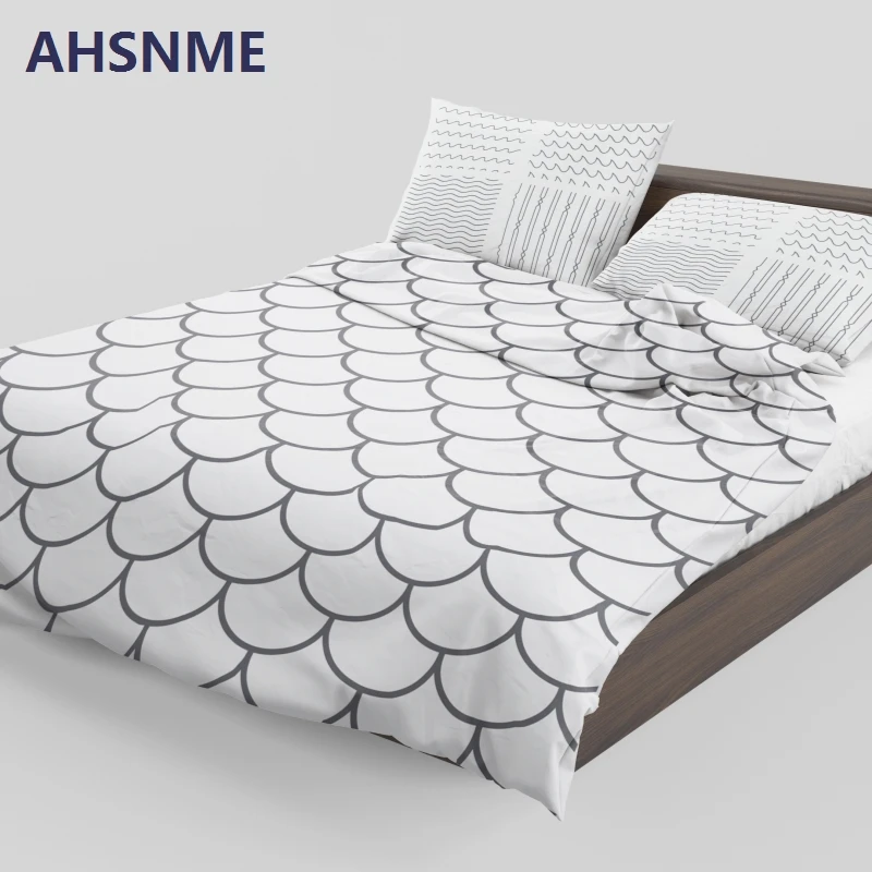 Ahsnme ������ ������ ���� �̺� Ŀ�� ��Ʈ (�̺� Ŀ�� + ������) ��� parure de lit adulte