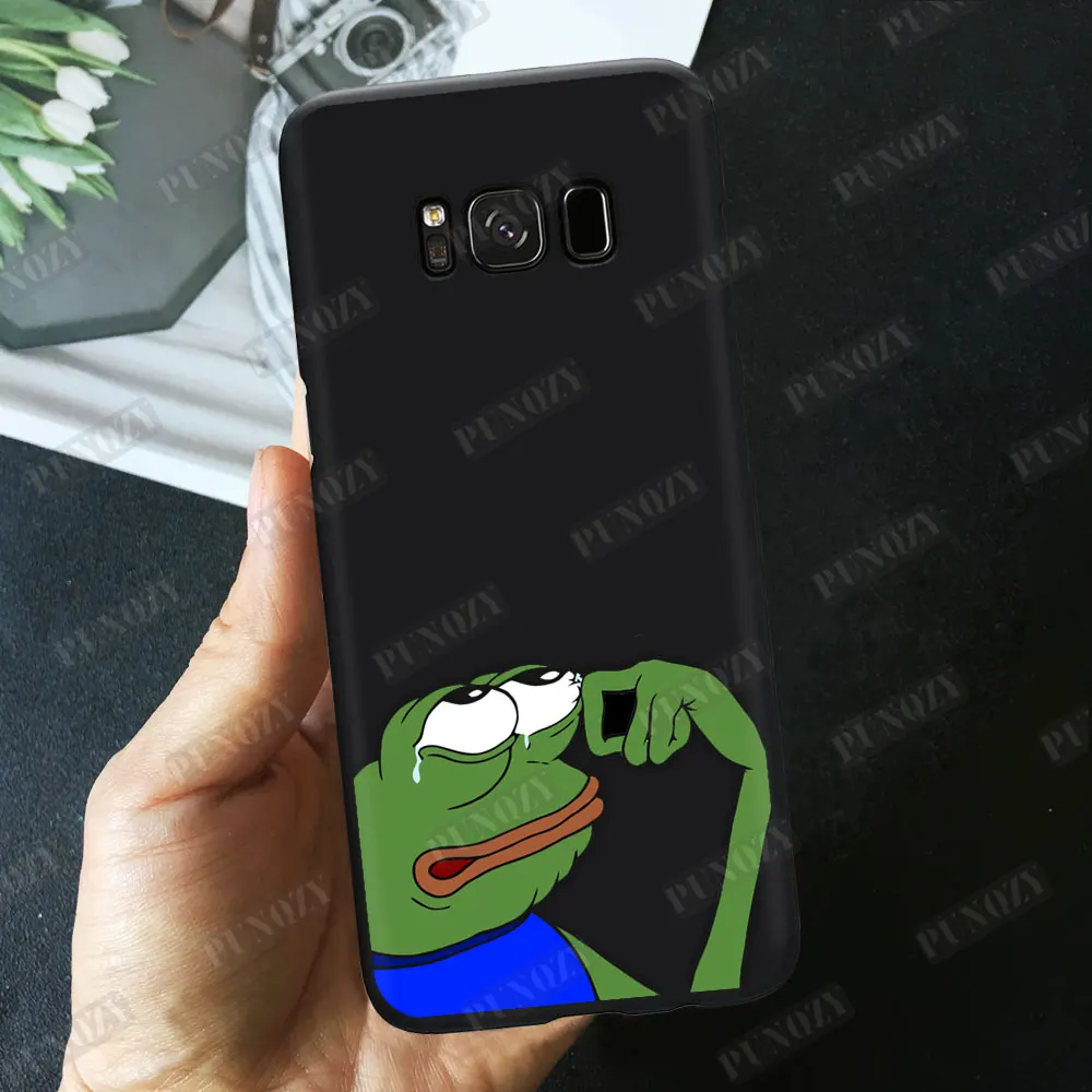 Забавный чехол для телефона Pepe the Frog для samsung S10 S8 S9 Plus S7 TPU силиконовый чехол для iphone 11 pro MAX XR 8 6S 7 Plus XS X - Цвет: TPU A396