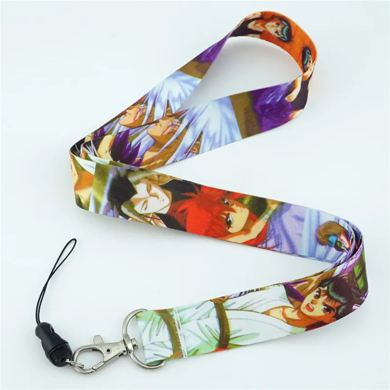 

Janpan Anime Yu Yu Hakusho Neck Strap Lanyards for keys ID Card Gym Mobile Phone Strap USB Badge Holder Rope Cute Key Chain Gift