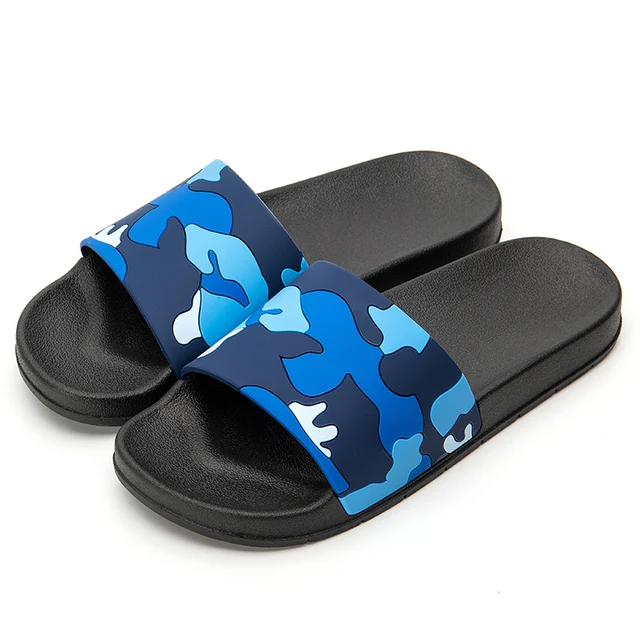 ASIFN Men Camo Slippers Slides Summer Casual Style Shoes Non-slip