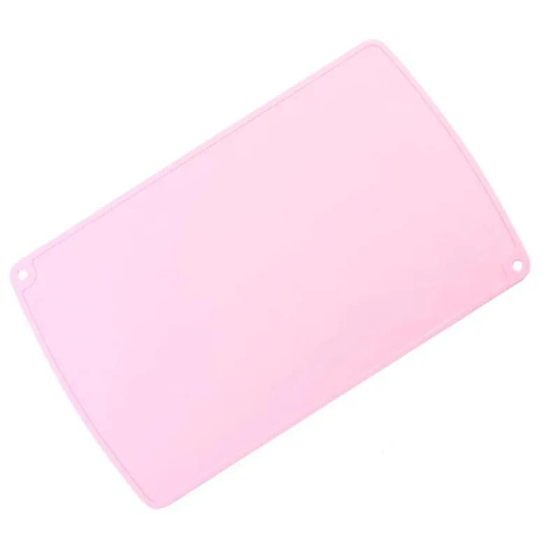 Коврики для стола пищевые водонепроницаемые Нескользящие силиконовые подставки под столовые приборы 50*30 см Жаростойкие столовые приборы - Цвет: Light Pink