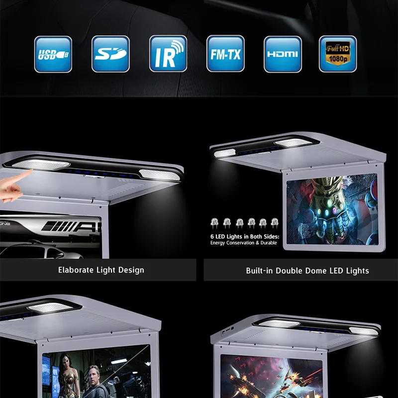 Touch-Button-13.3-inch-1080P-TFT-LCD-Car-Ceiling-Roof-Mount-Monitor-Car-DVD-Video-Player-Monitor-Built-in-Speaker-FM-HDMI-SD-2-IR-Headphones-(2)_02