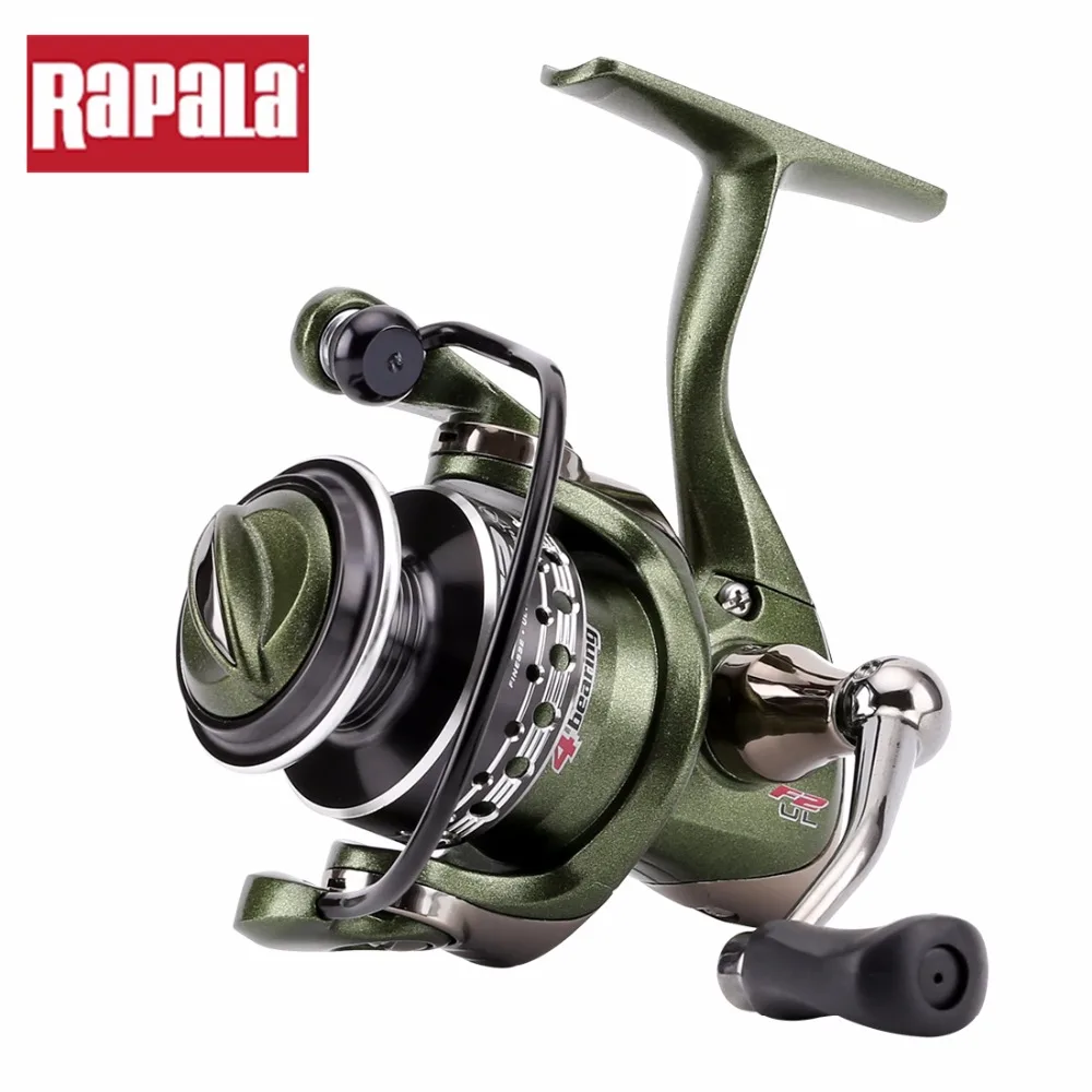 Rapala Brand 2017 Newest F2UL10SP Spinning Fishing Reel 4BB 5.21 Aluminum Spool Graphite Body