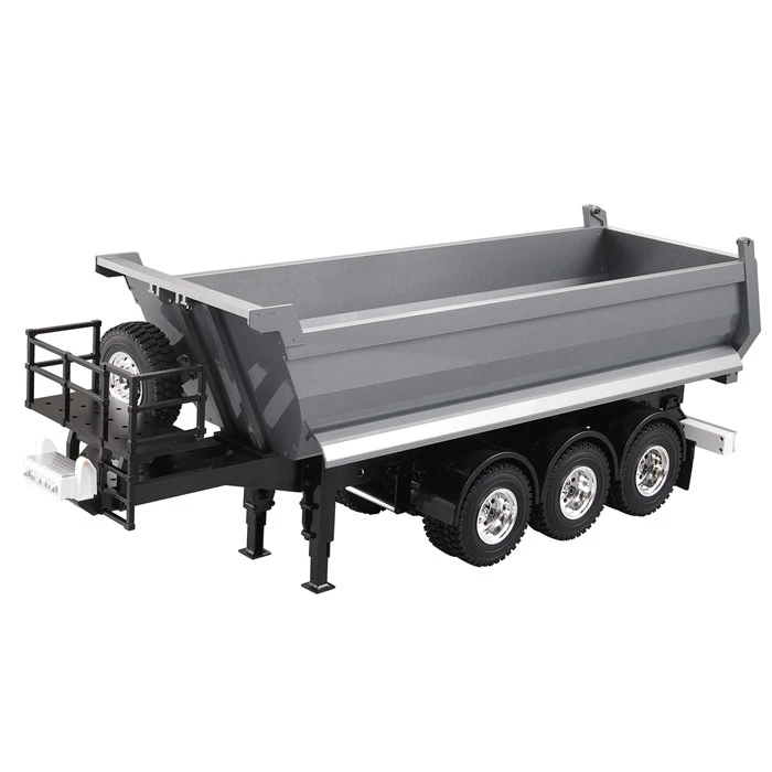 rc dump truck with trailer