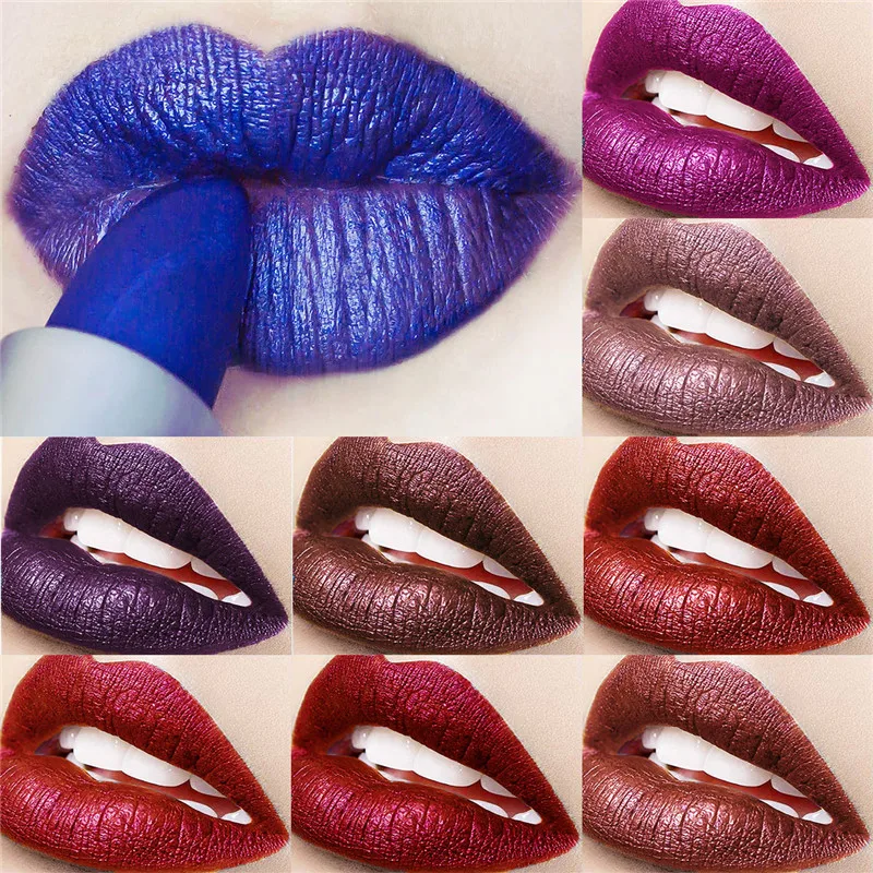 

BeautyBigBang 2019 Lipstick Lip Cosmetics Pigment Long Lasting Makeup Waterproof Matte Sexy Lips Metallic Lipstick Free Shipping