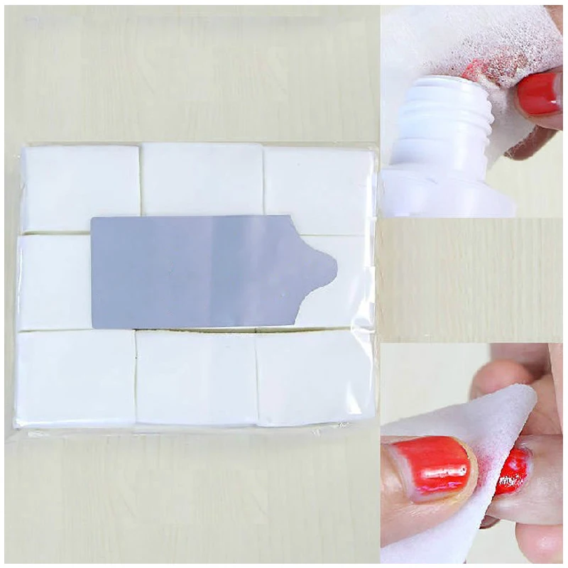

Hot Sale 900PCS/Lot Nail Polish Remover Nail Wipes Bath Manicure Gel Lint-Free Wipes 100%Cotton Napkins For Nails Nail art Tool