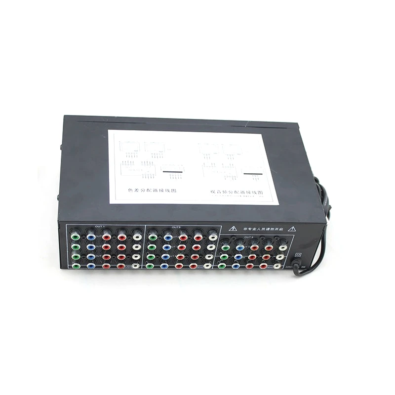 

10 Load Y-PB-PR & Audio AMP Splitter