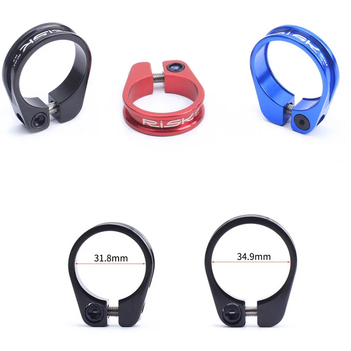 Bike 31.8/34.9mm MTB Bike Seat Post Clamp Ultralight Lock Bicycle Seatposts Clamps With Cable Organizer Road Bike Seatpost Clip Bike 31.8/34.9mm MTB Bike Seat Post Clamp Ultralight Lock Bicycle Seatposts Clamps With Cable Organizer Road Bike Seatpost Clip