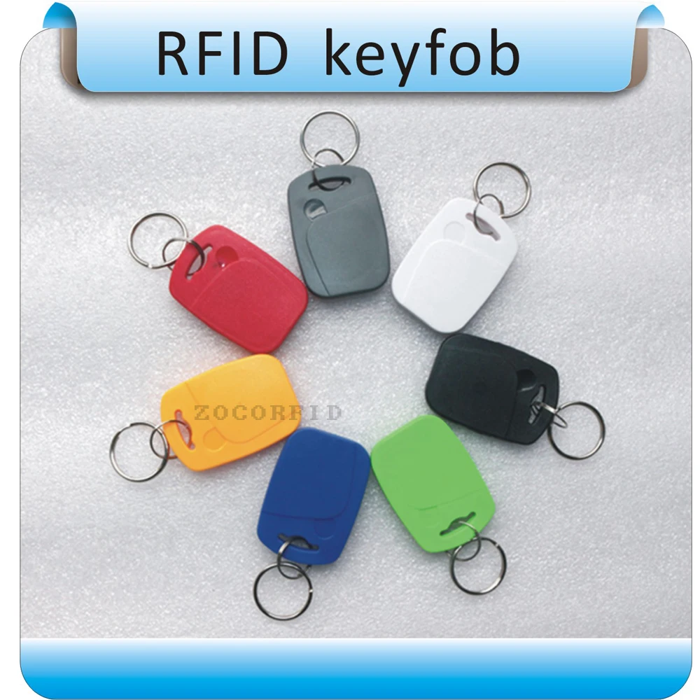 

100PCS 1# 125Khz working frequency Proximity RFID Card Token Tags Key /Keyfobs for Access Control Time Attendance