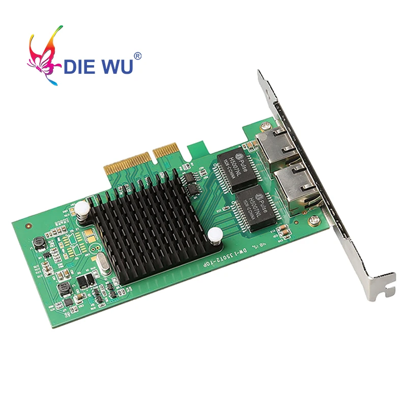 

Dual RJ45 port Gigabit Server network card with Intel I350 PCIe 4X NIC TXA032