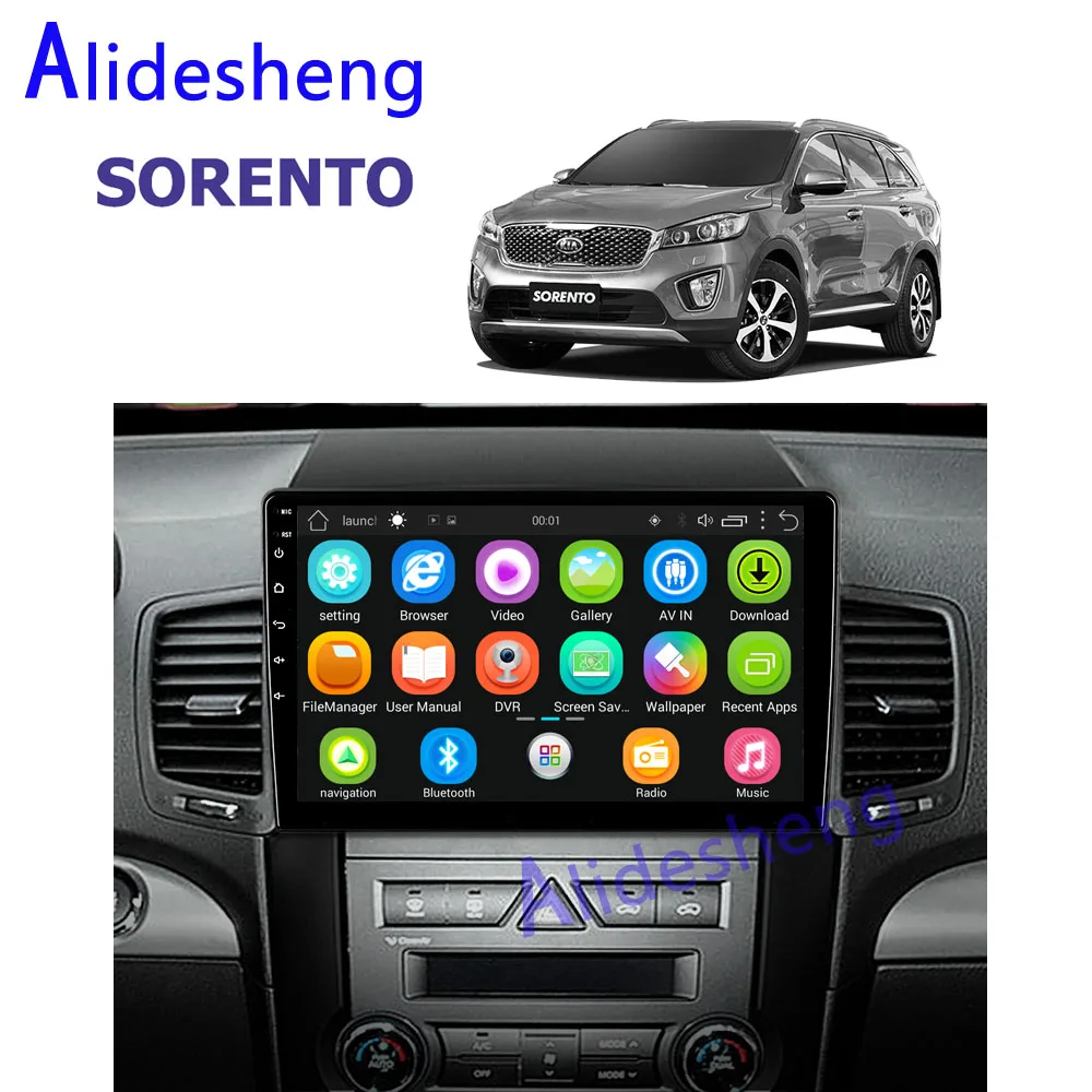 2din 2.5D Android автомобильный DVD мультимедийный плеер для KIA Sorento 2009 2010 2011 2012 автомобильный Радио gps навигация