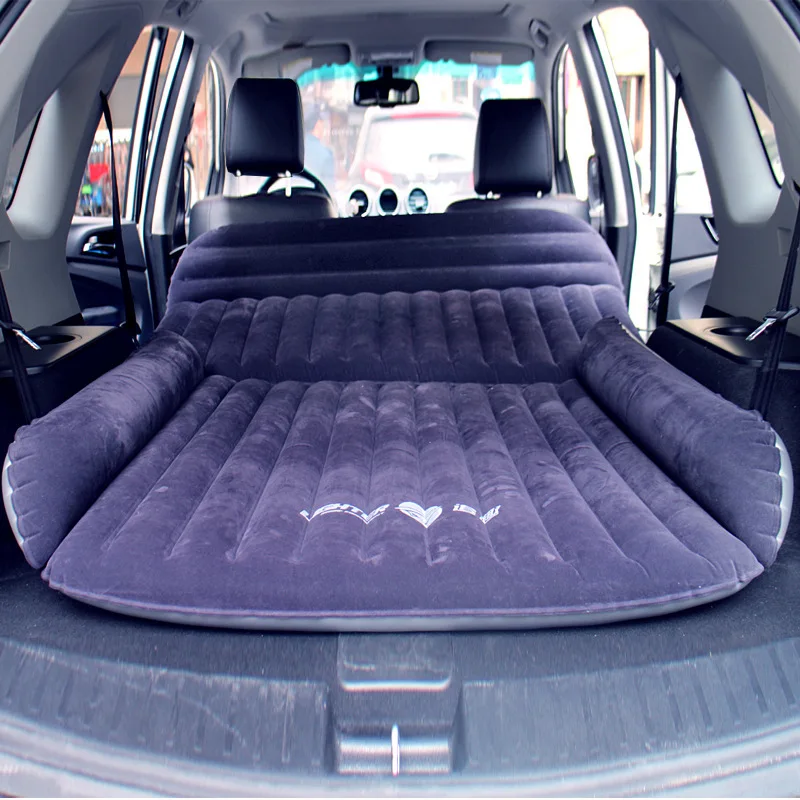 На открытом воздухе надувной автомобиль путешествия Кемпинг кровать внедорожник автомобиль задний ряд воздушная подушка заднего сиденья для взрослых детей токарный матрас