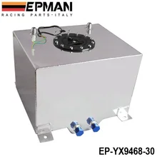 8 галлонов 30 л с серебряным покрытием алюминиевые Гонки/Дрифтинг топливных элементов Бензобак+ уровень отправителя EP-YX9468-30