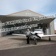 Сборная стальная конструкция авиационная вешалка со складной дверью