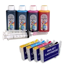 T0715 чернил Refill Наборы для Epson D120 DX7400 DX7450 DX8400 DX8450 DX9400F B1100 B40W BX300F BX310FN BX600FW BX610FW принтер