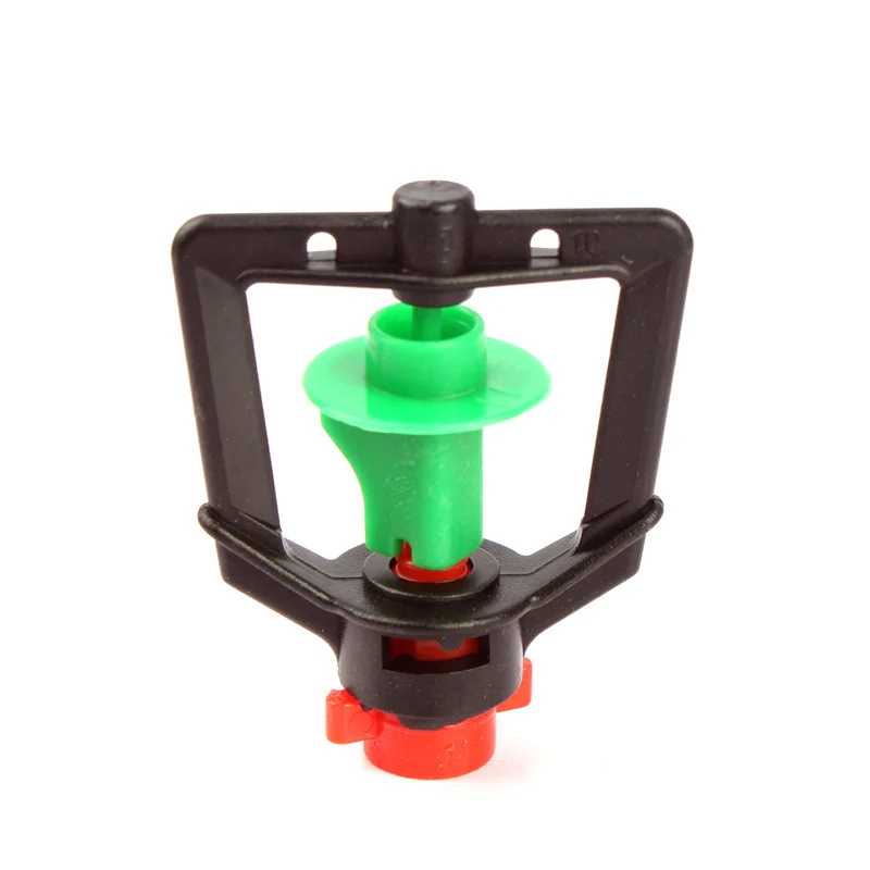 15pcs/lot Green Square 360 Degree Rotating Automization Sprinkler Remote Distance Big Water Flow Rate Drip Irrigation Nozzle | Дом и сад
