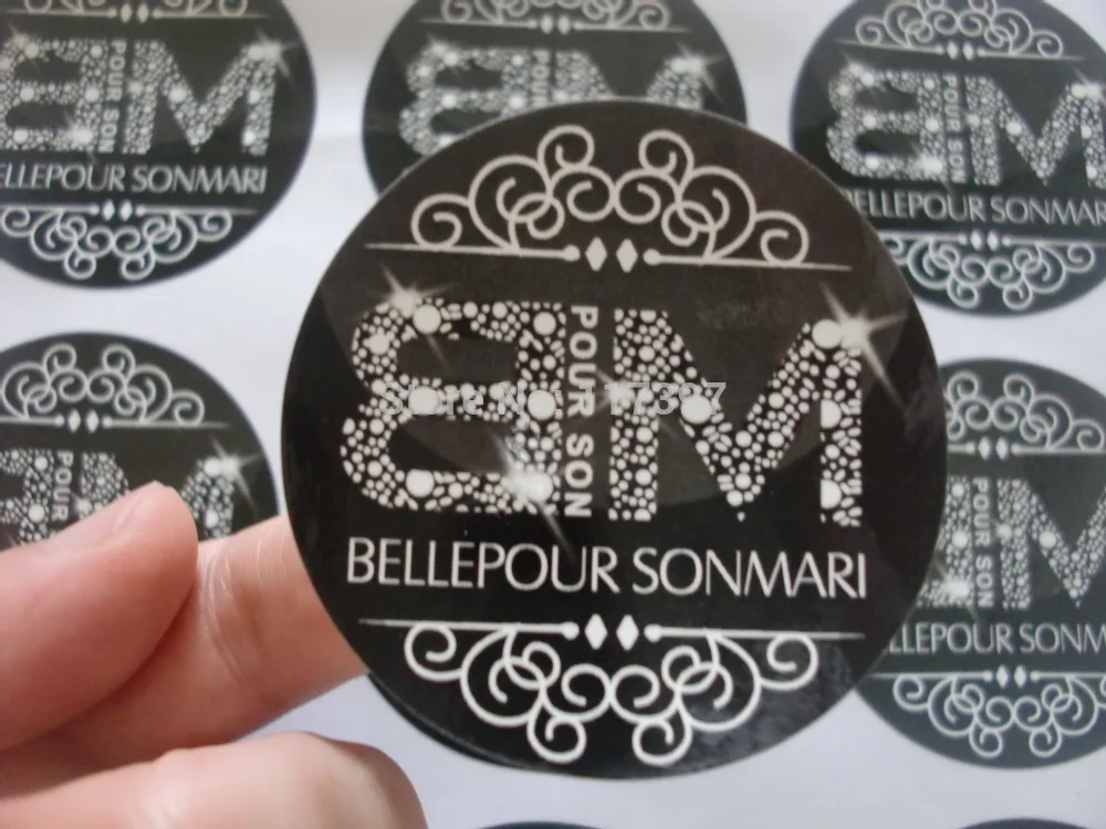 

50MM round/square Personlized Logo Sticker Label Printing