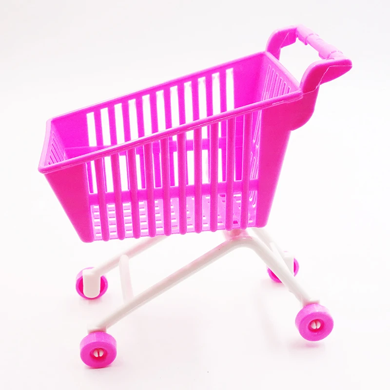 Good quality 1 pc Shopping Cart for Barbies Classic Toys Trolleys for