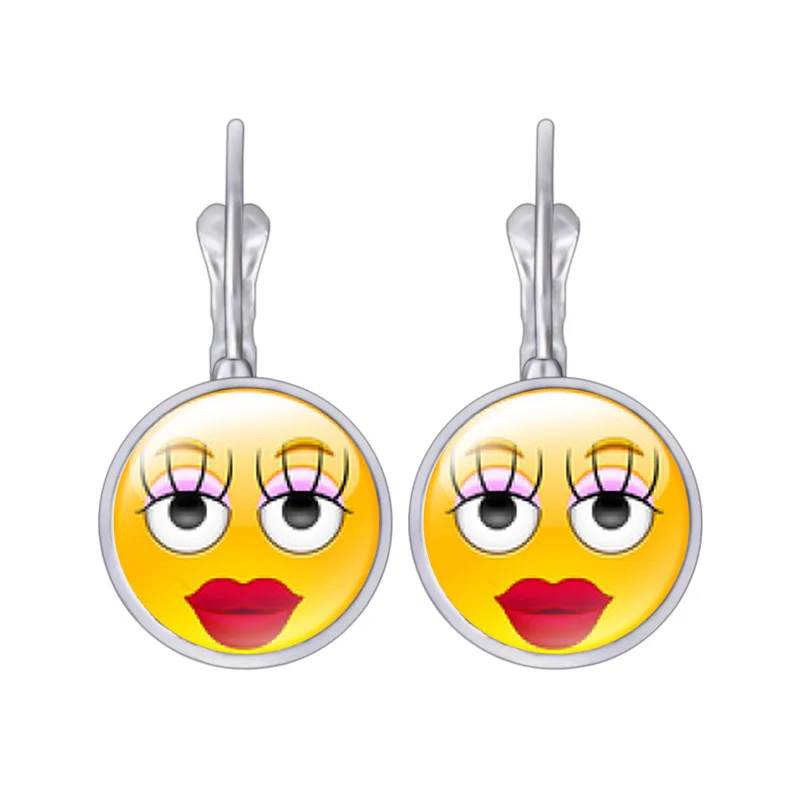 

Expression Earrings Large Red Lips Earrings, Crystal Glass Earrings Earrings Girl's Jewelry Accessories