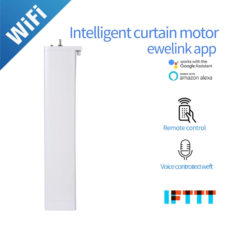 Умный мотор-шторка, Wifi мотор для умного домашнего устройства ewelink, беспроводной пульт дистанционного управления, приложение ewelink, работает с alexa и Google Home