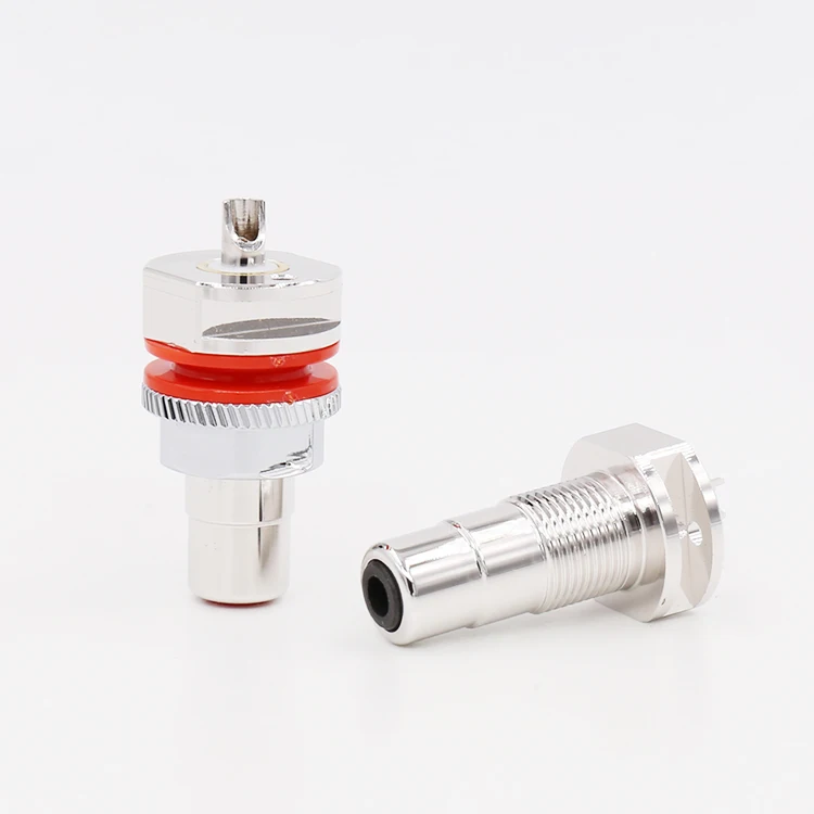 Viborg RC101R Pure Copper Rhodium Plated RCA