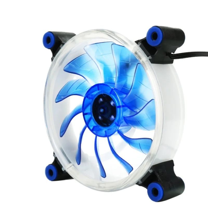 

120mm LED Cooler Fan for Water Cooler Computer Fan Radiator 12V 3pin 1300RPM Computer Case Fan