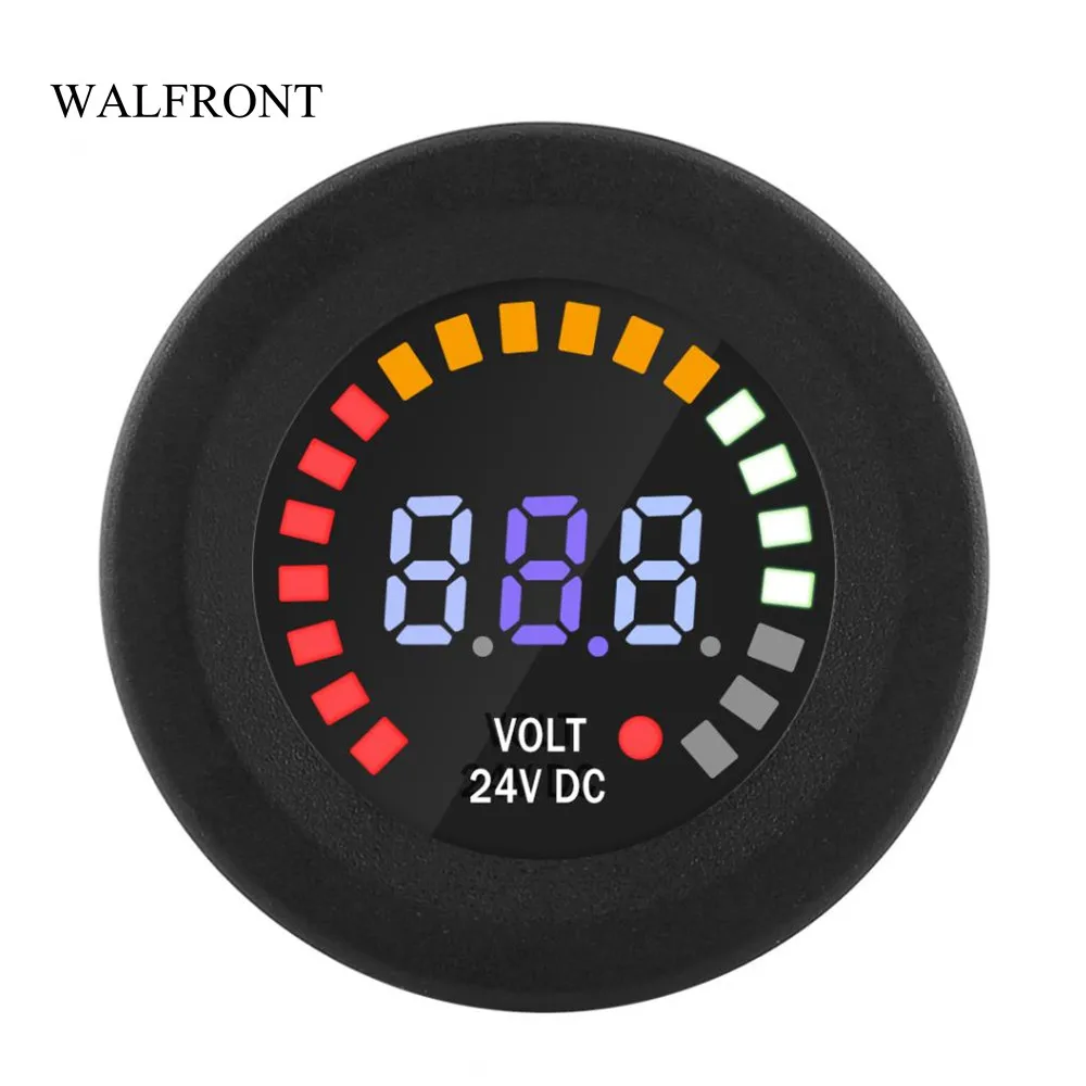 Buy WALFRONT DC 24V Digital LED Panel Voltmeter