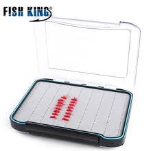 FISH KING 1 шт. коробка для нахлыстом 29 см* 21 см вес 895 г коробка для рыболовных снастей пластиковый водонепроницаемый кейс для рыбалки высокой плотности