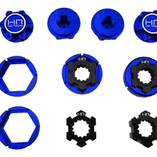 24 мм hex колеса адаптер замком над размером 25 мм зубчатые захватили Колесные гайки для x-Maxx