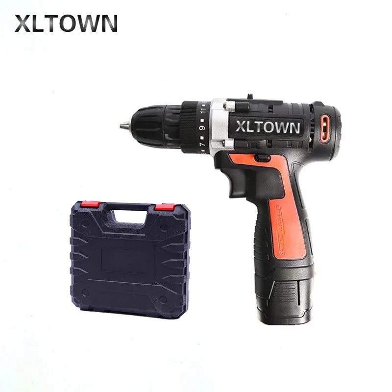 

XLTOWN 16.8V cordless electric drill with a plastic box lithium battery rechargeable electric screwdriver household power tools