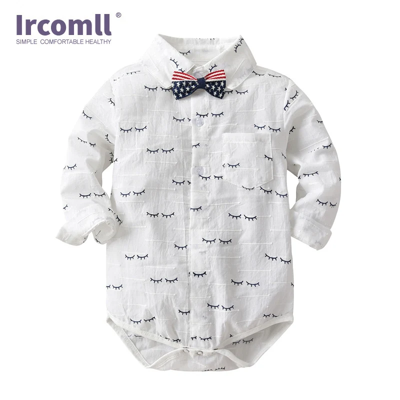 Ircomll боди для малышей, детский комбинезон на День Благодарения, боди с длинными рукавами для маленьких мальчиков и девочек, хлопковое Детское трико, костюм для новорожденных - Цвет: Style 2