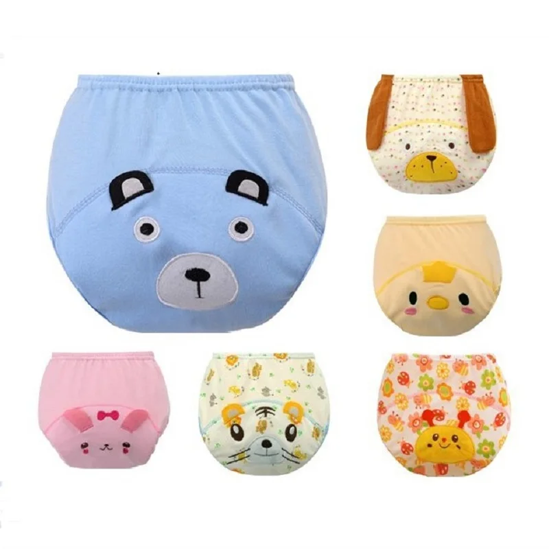 Baby nappies Cute children cotton panty bread pants infant diaper