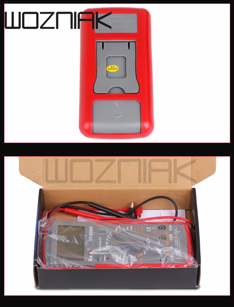 Цифровой мультиметр и высокоточная Автоматическая дальность зуммер Тип предотвращения ожога табло емкости мультиметр Амперметр