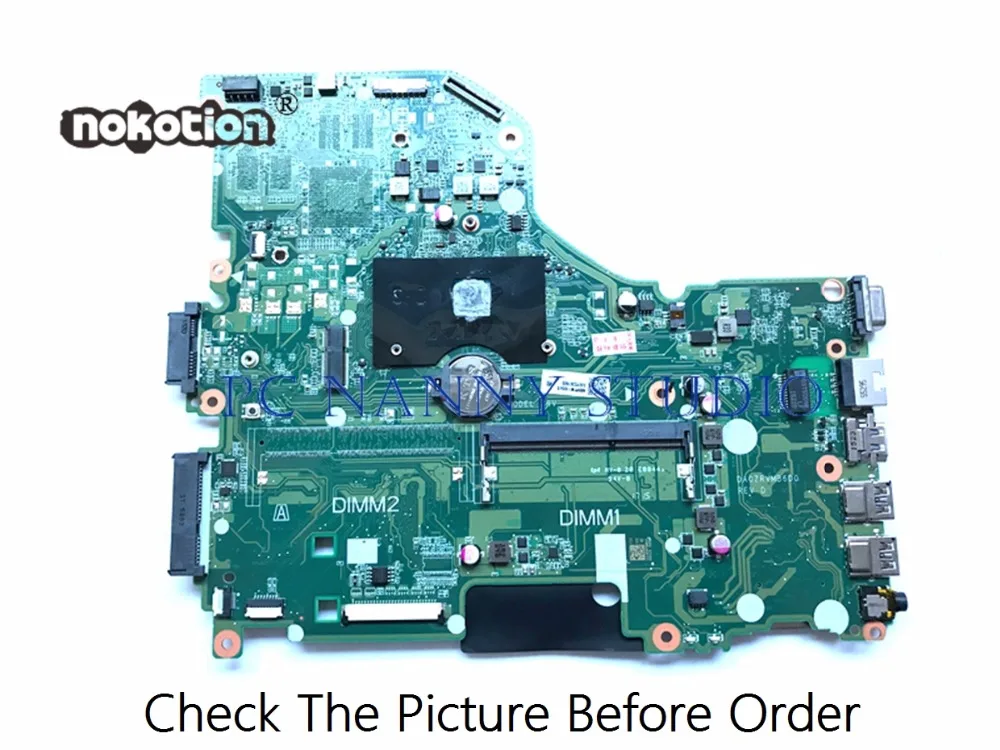 PANANNY для Acer Aspire E5-532 материнская плата ноутбука NBMYW11004 DA0ZRVMB6D0 W/N3700 | Компьютеры и